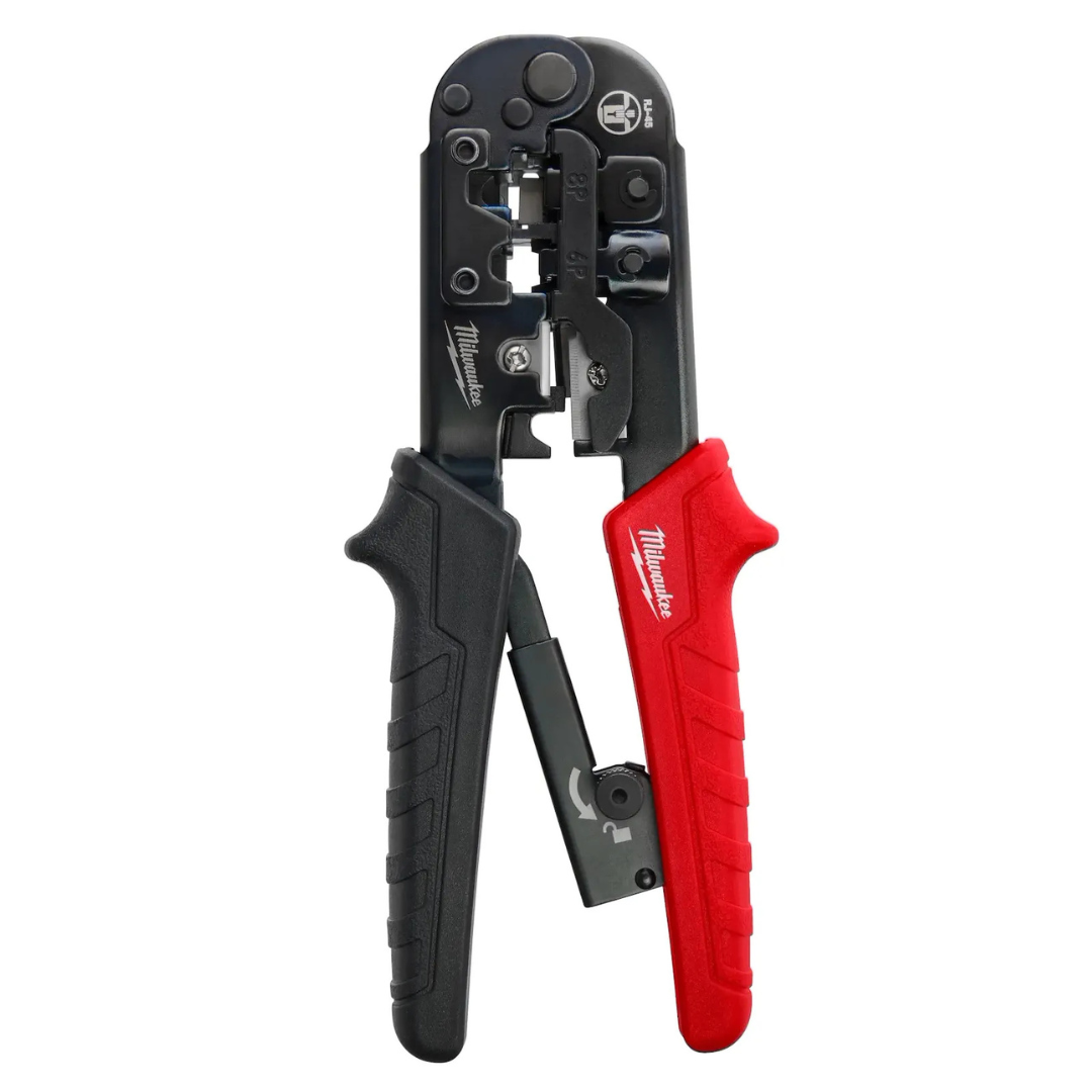 Milwaukee Ratcheting Pass-Through Crimper & Stripper from GME Supply